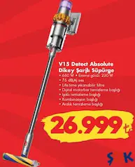 DYSON V15 DETECT ABSOLUTE DİKEY ŞARJLI SÜPÜRGE